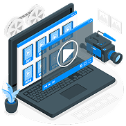 Video production illustration